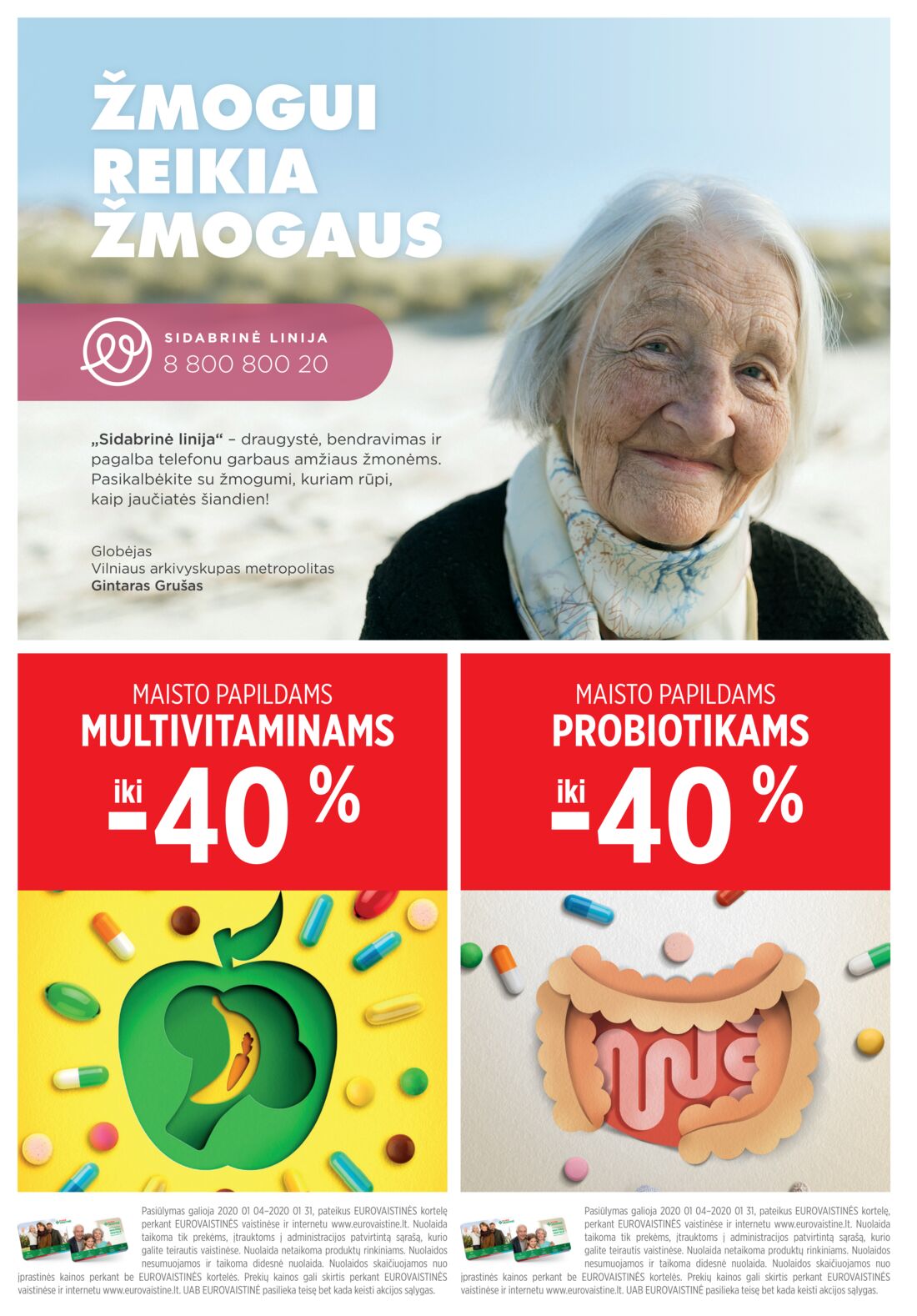 Euro vaistinė leidinys akcijos nuo 
  2020-01-04 iki 
  2020-01-31 | Leidinukas.lt puslapis 2