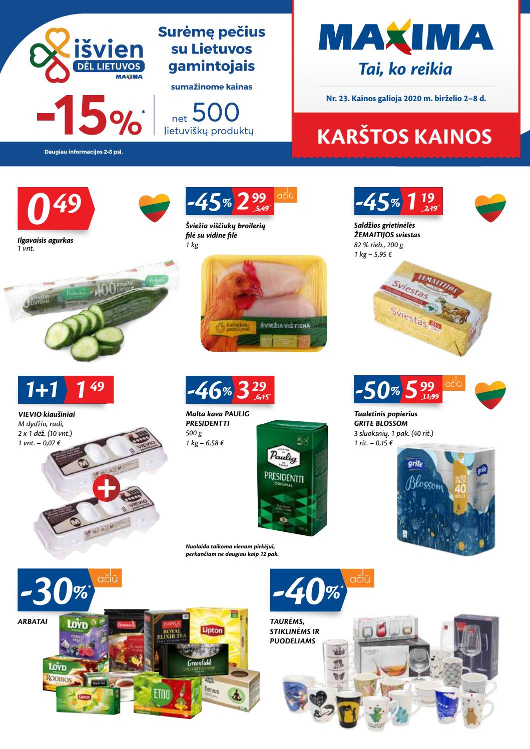 Maxima kaininis leidinys akcijos nuo 
  2020-06-02 iki 
  2020-06-08 | Leidinukas.lt puslapis 1