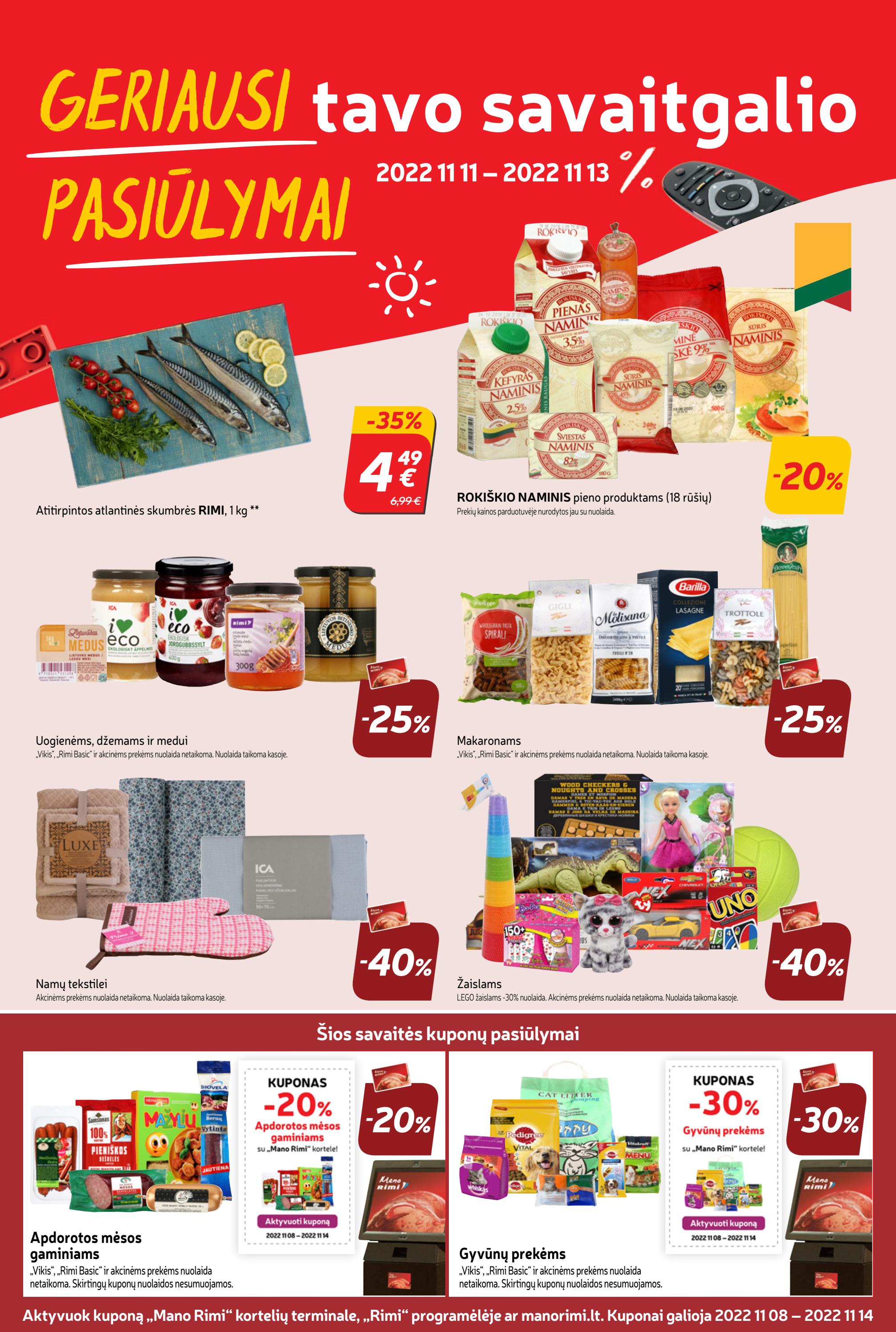 Rimi savaitinis leidinys akcijos nuo 
  2022-11-08 iki 
  2022-11-14 | Leidinukas.lt puslapis 32