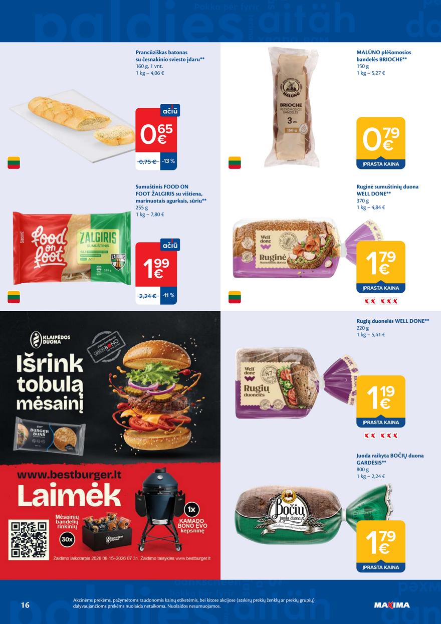 Maxima leidinys akcijos nuo 
  2026-06-30 iki 
  2026-07-06 | Leidinukas.lt puslapis 16