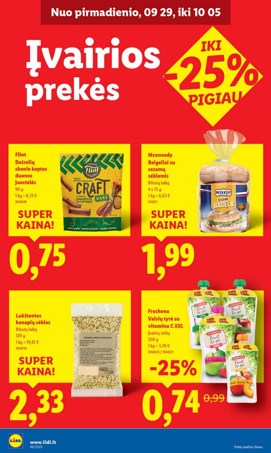 Lidl leidinys akcijos nuo 
  2025-09-29 iki 
  2025-10-05 | Leidinukas.lt puslapis 32
