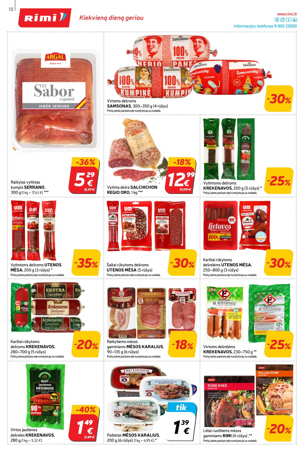 Rimi savaitinis leidinys akcijos nuo 
  2019-09-24 iki 
  2019-09-30 | Leidinukas.lt puslapis 10