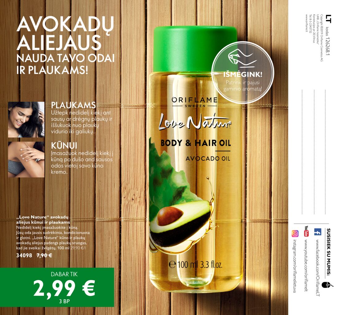 Oriflame katalogas akcijos nuo 
  2019-07-01 iki 
  2019-07-31 | Leidinukas.lt puslapis 69