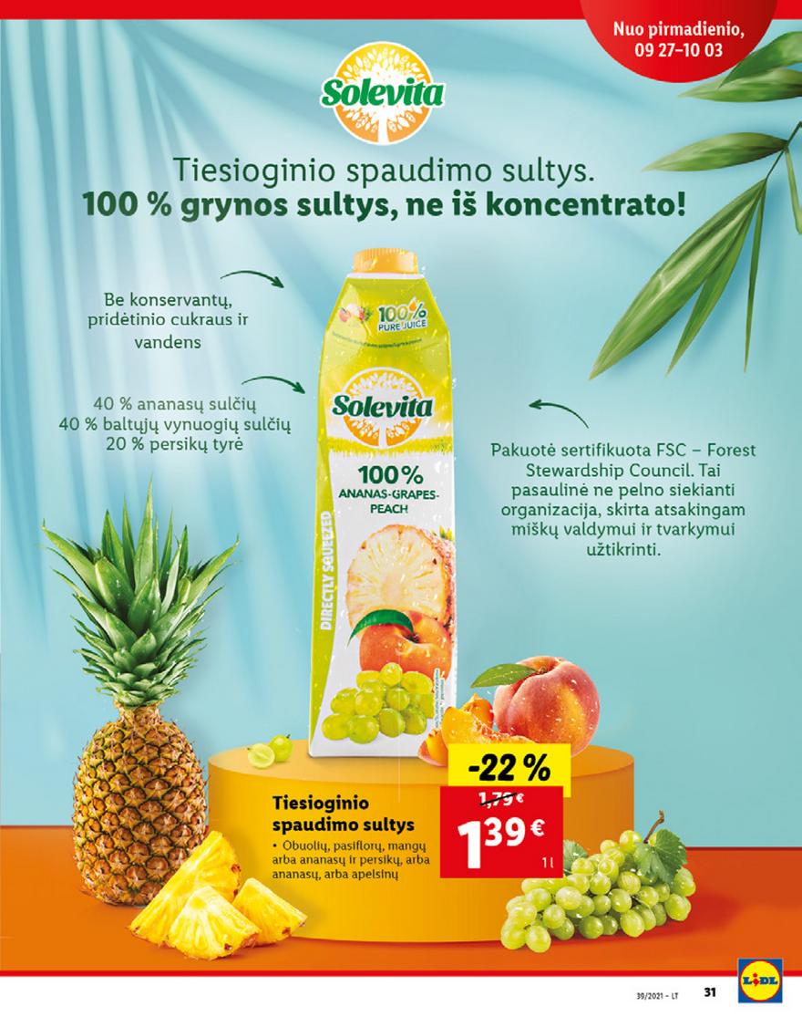 Lidl maisto prekių pasiūlymai akcijos nuo 
  2021-09-27 iki 
  2021-10-03 | Leidinukas.lt puslapis 31