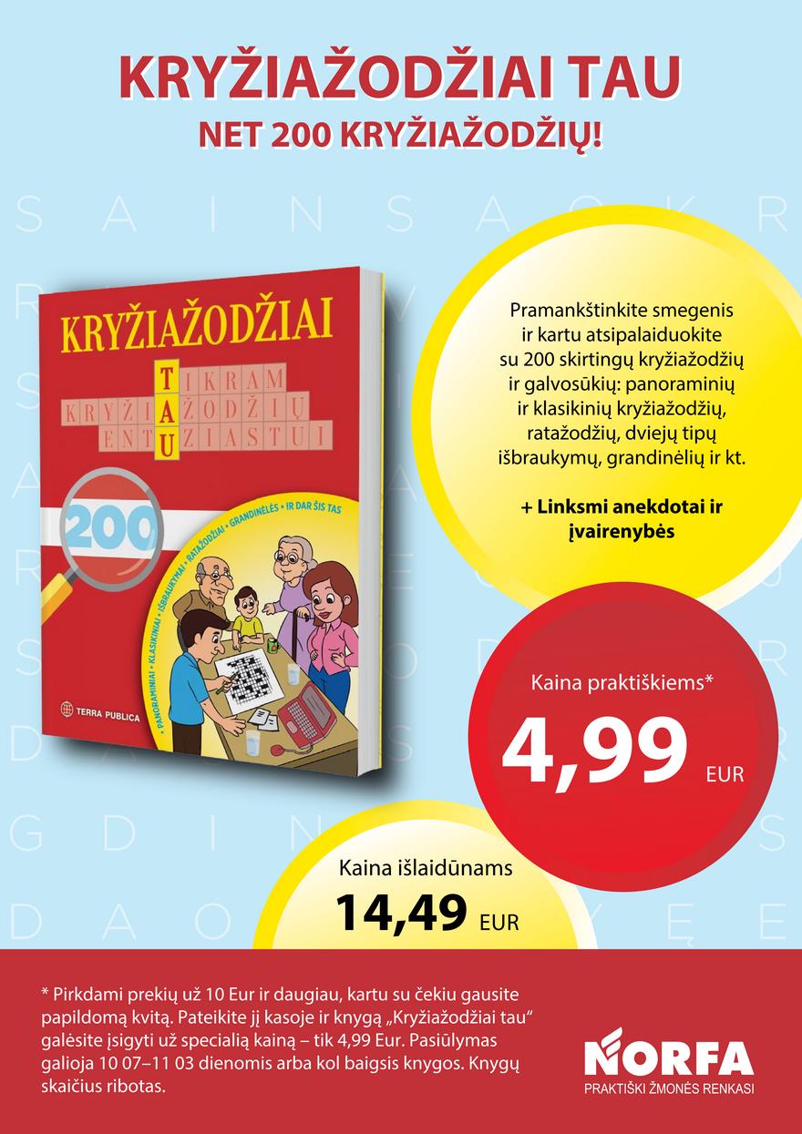 Norfos kaininis leidinys akcijos nuo
2021-10-07 iki
2021-10-20 | Leidinukas.lt puslapis 24