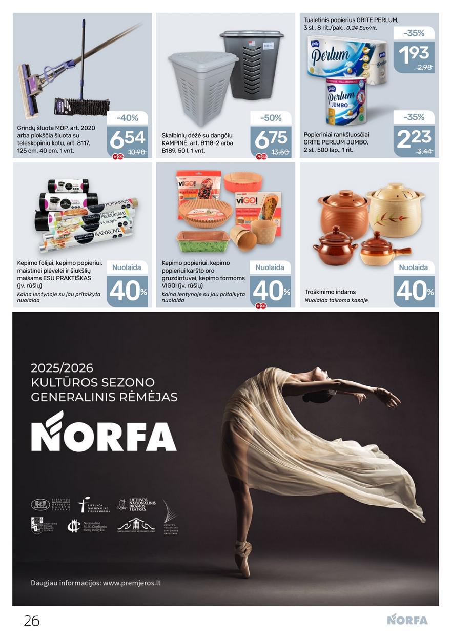 Norfos leidinys akcijos nuo 
  2026-02-05 iki 
  2026-02-18 | Leidinukas.lt puslapis 26