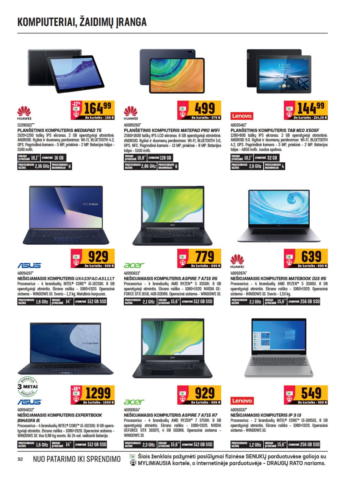 Senukai reklaminis leidinys akcijos nuo 
  2020-10-07 iki 
  2020-11-02 | Leidinukas.lt puslapis 32