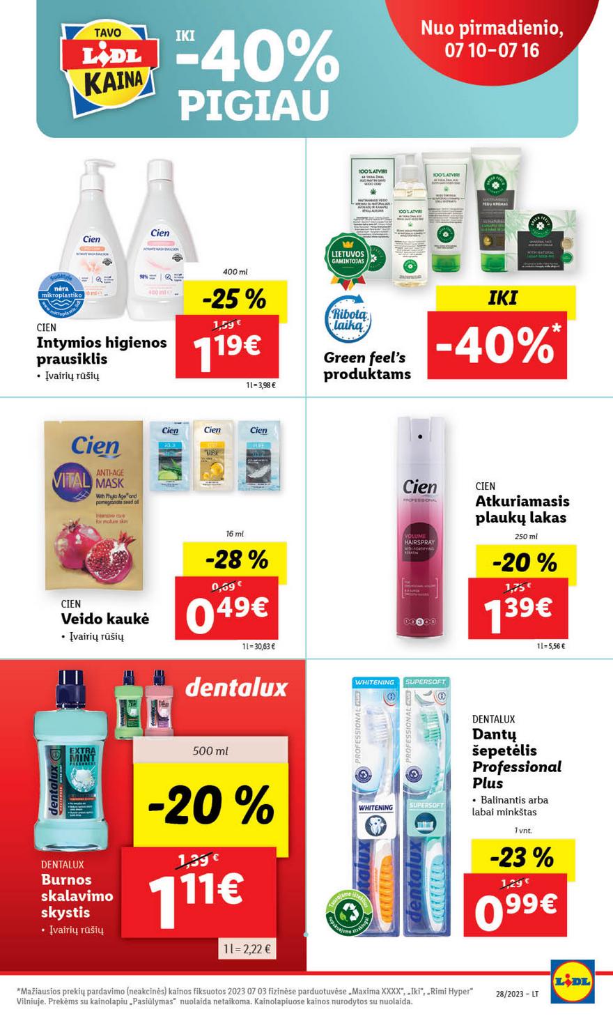 Lidl pasiūlymai akcijos nuo 
  2023-07-10 iki 
  2023-07-16 | Leidinukas.lt puslapis 43