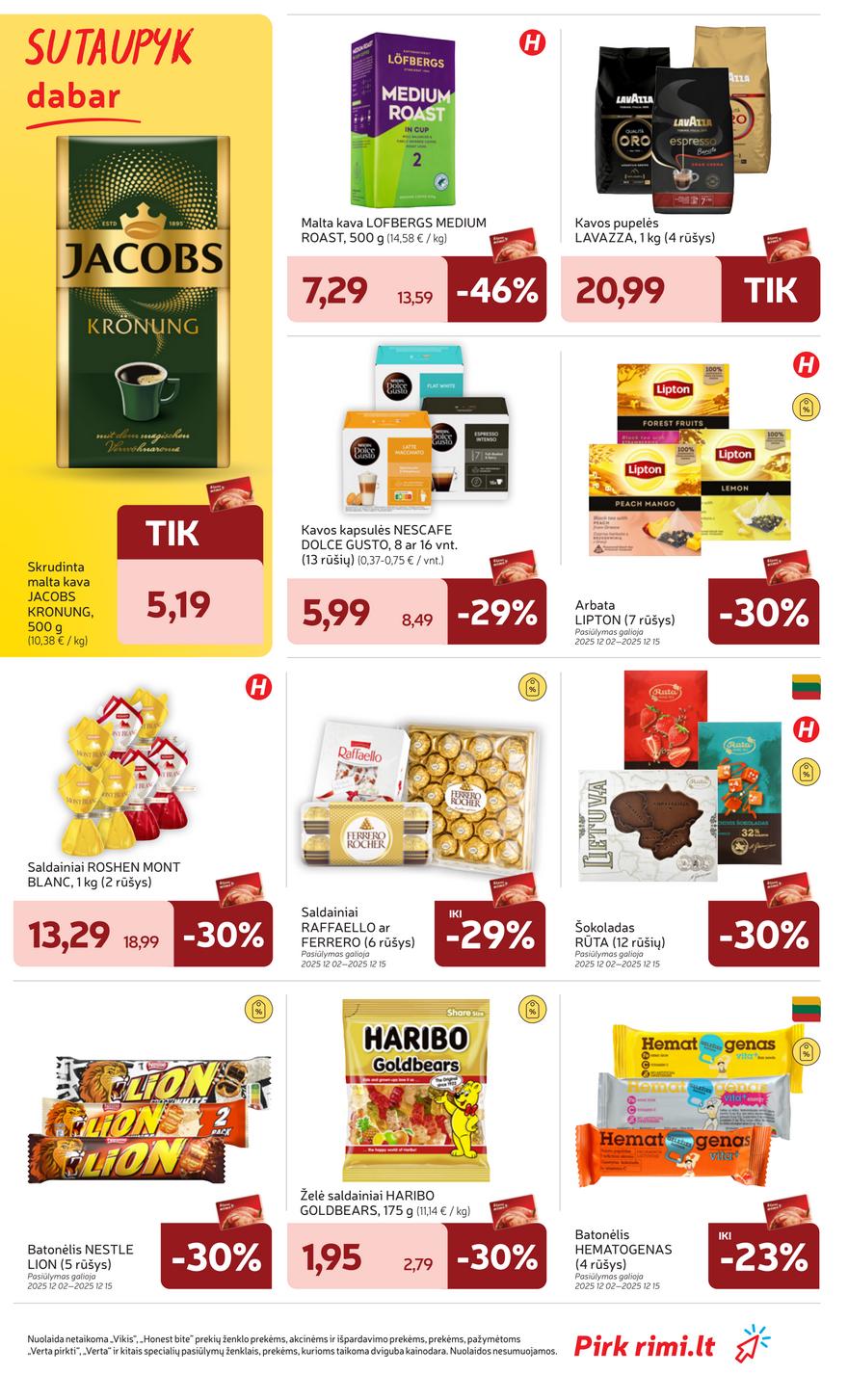Rimi savaitinis leidinys 49 akcijos nuo 
  2025-12-02 iki 
  2025-12-08 | Leidinukas.lt puslapis 27