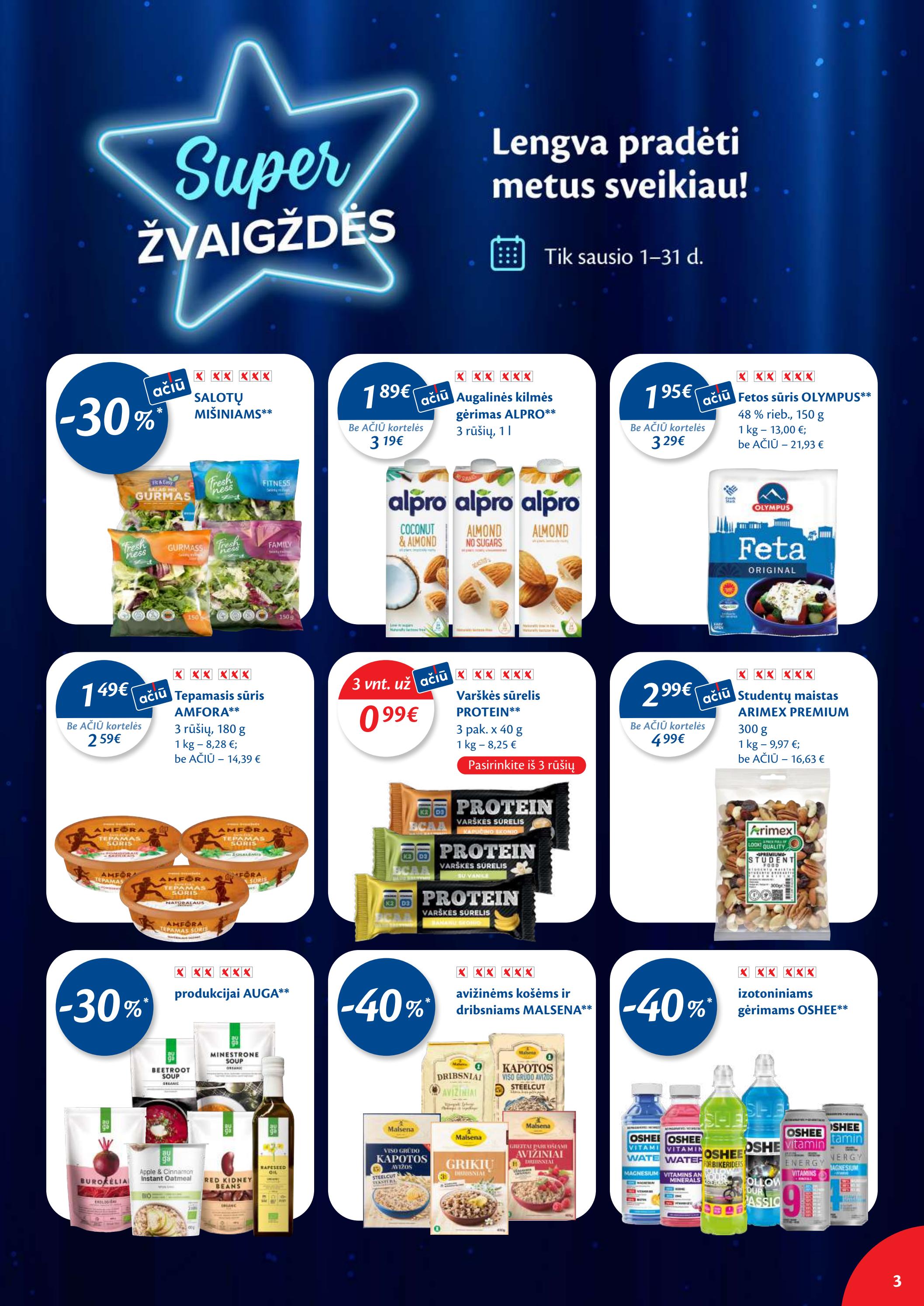 Maxima kaininis leidinys akcijos nuo 
  2023-01-24 iki 
  2023-01-30 | Leidinukas.lt puslapis 3