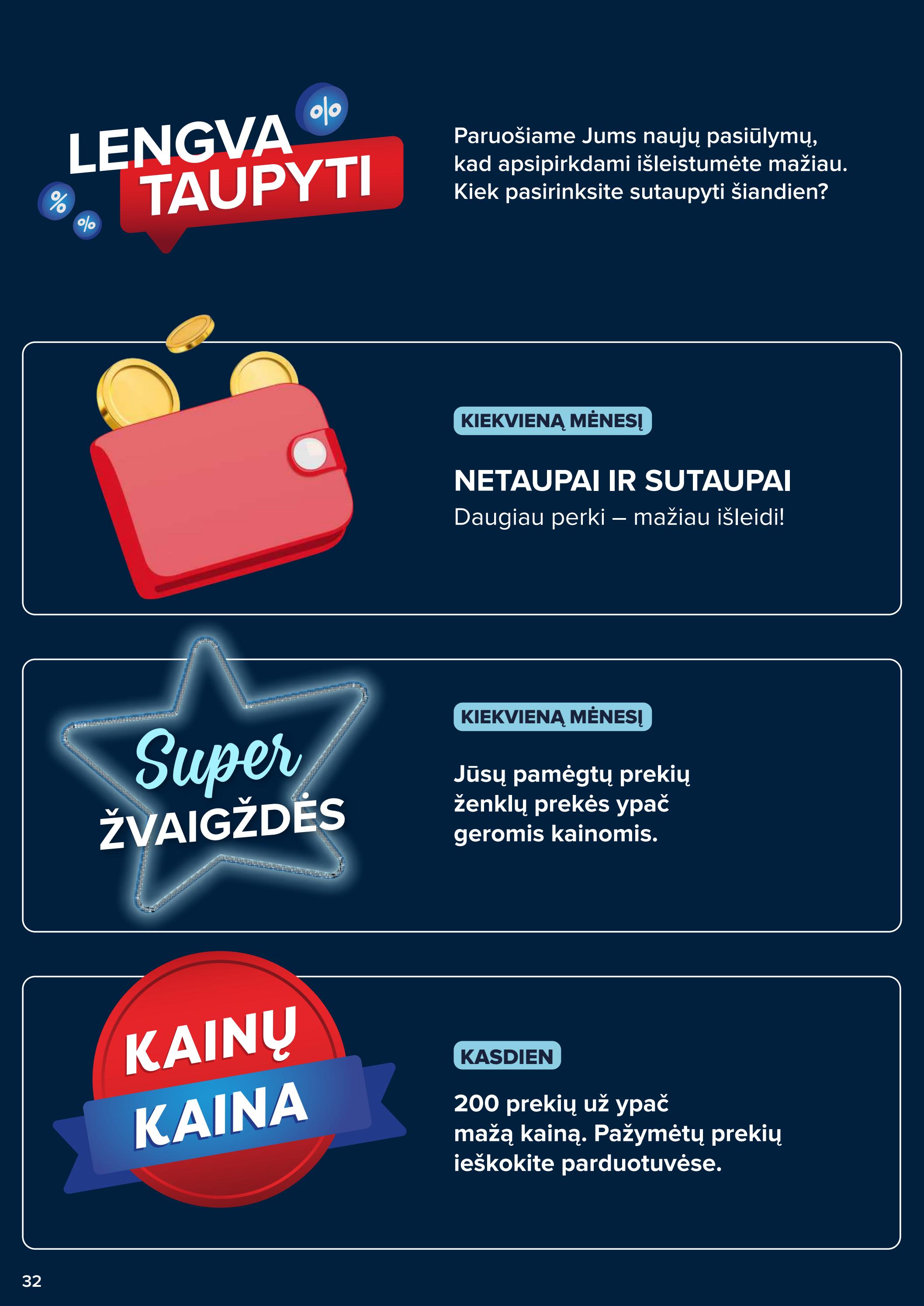 Maxima kaininis leidinys akcijos nuo 
  2023-05-30 iki 
  2023-06-05 | Leidinukas.lt puslapis 32