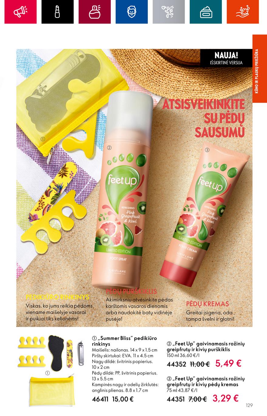 Oriflame katalogas akcijos nuo 
  2023-06-28 iki 
  2023-07-18 | Leidinukas.lt puslapis 129