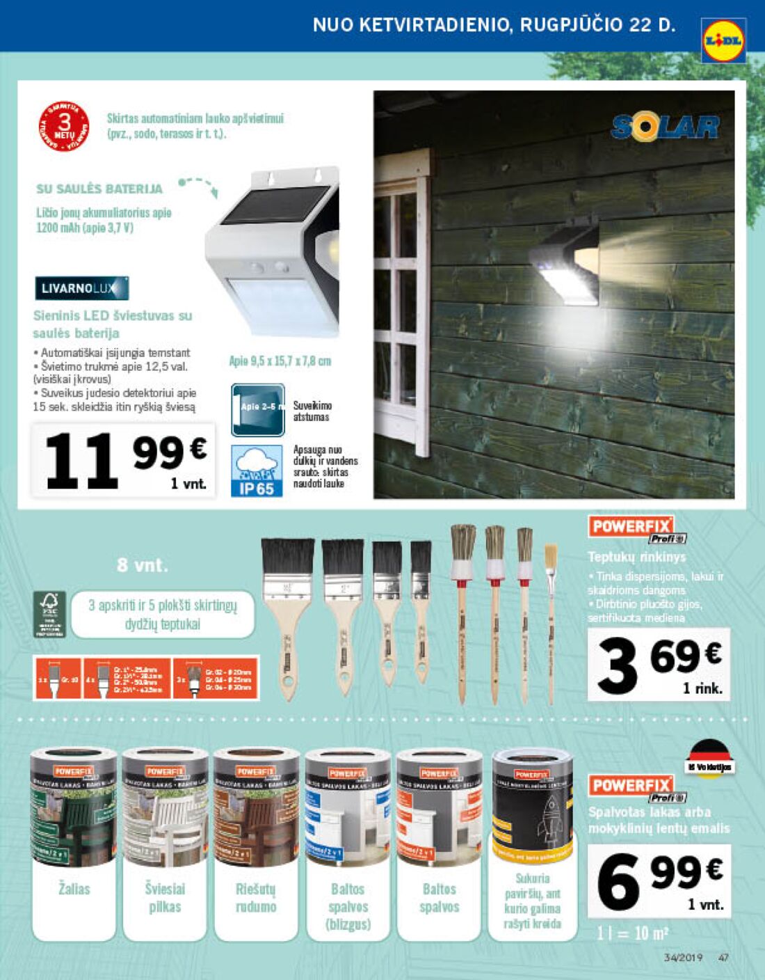Lidl savaitinis leidinys akcijos nuo 
  2019-08-19 iki 
  2019-08-25 | Leidinukas.lt puslapis 47