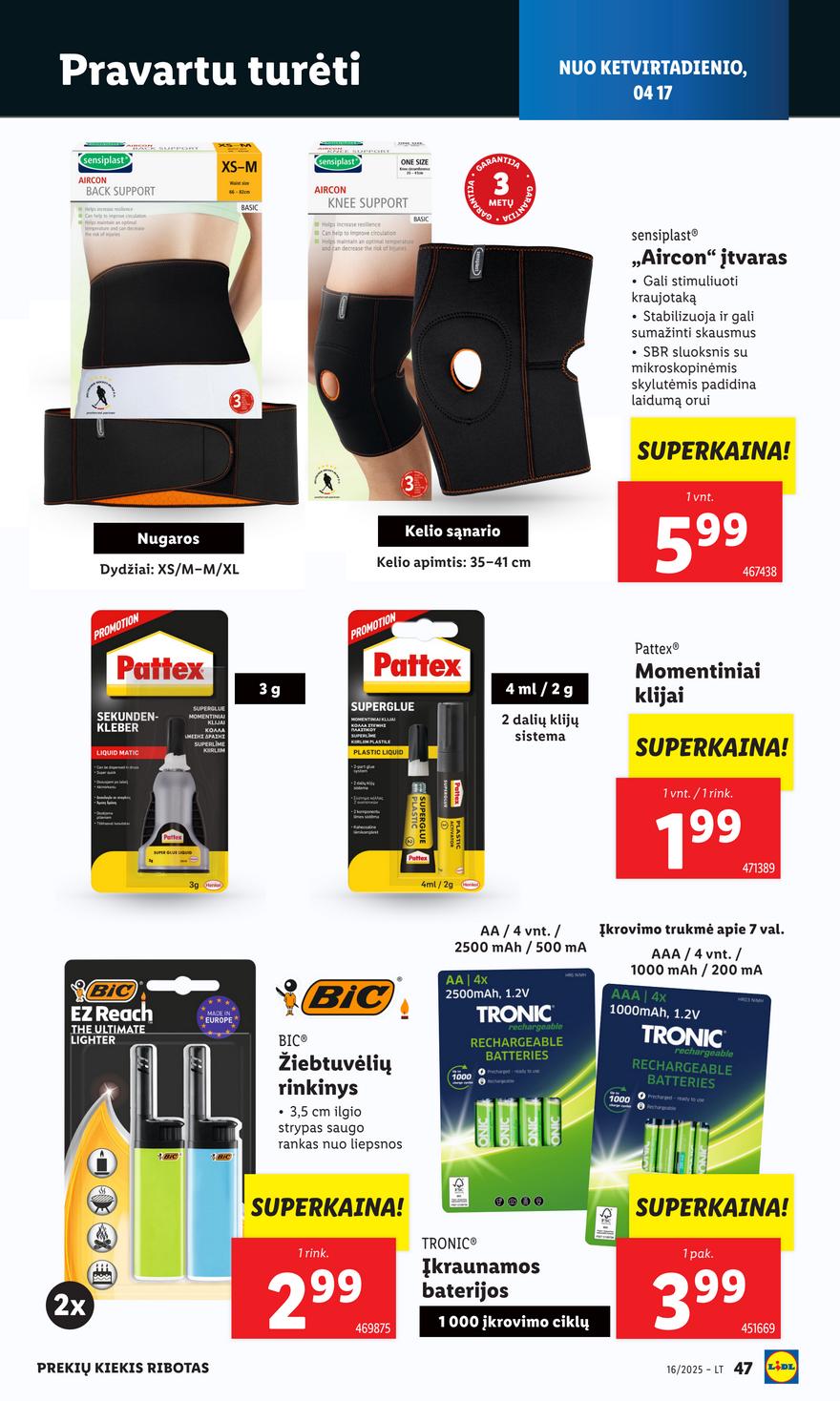 Lidl ne maisto leidinys akcijos nuo 
  2025-04-14 iki 
  2025-04-19 | Leidinukas.lt puslapis 41