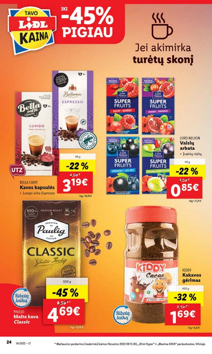 Lidl pasiūlymai akcijos nuo 
  2022-08-22 iki 
  2022-08-28 | Leidinukas.lt puslapis 24