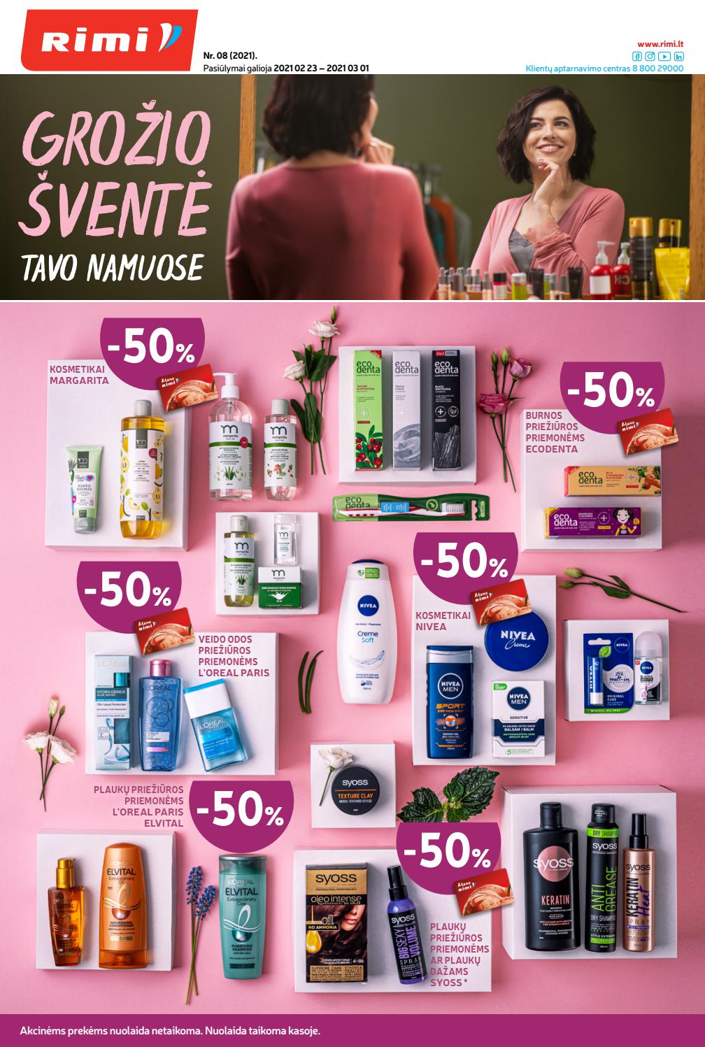 Rimi savaitinis leidinys akcijos nuo 
  2021-02-23 iki 
  2021-03-01 | Leidinukas.lt puslapis 1