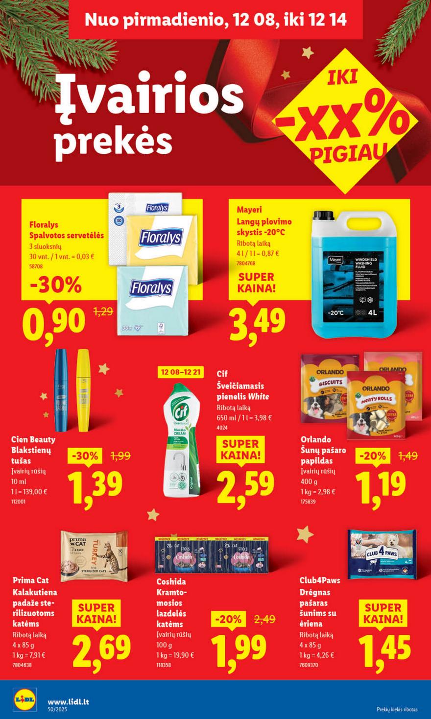 Lidl leidinys akcijos nuo 
  2025-12-08 iki 
  2025-12-14 | Leidinukas.lt puslapis 44
