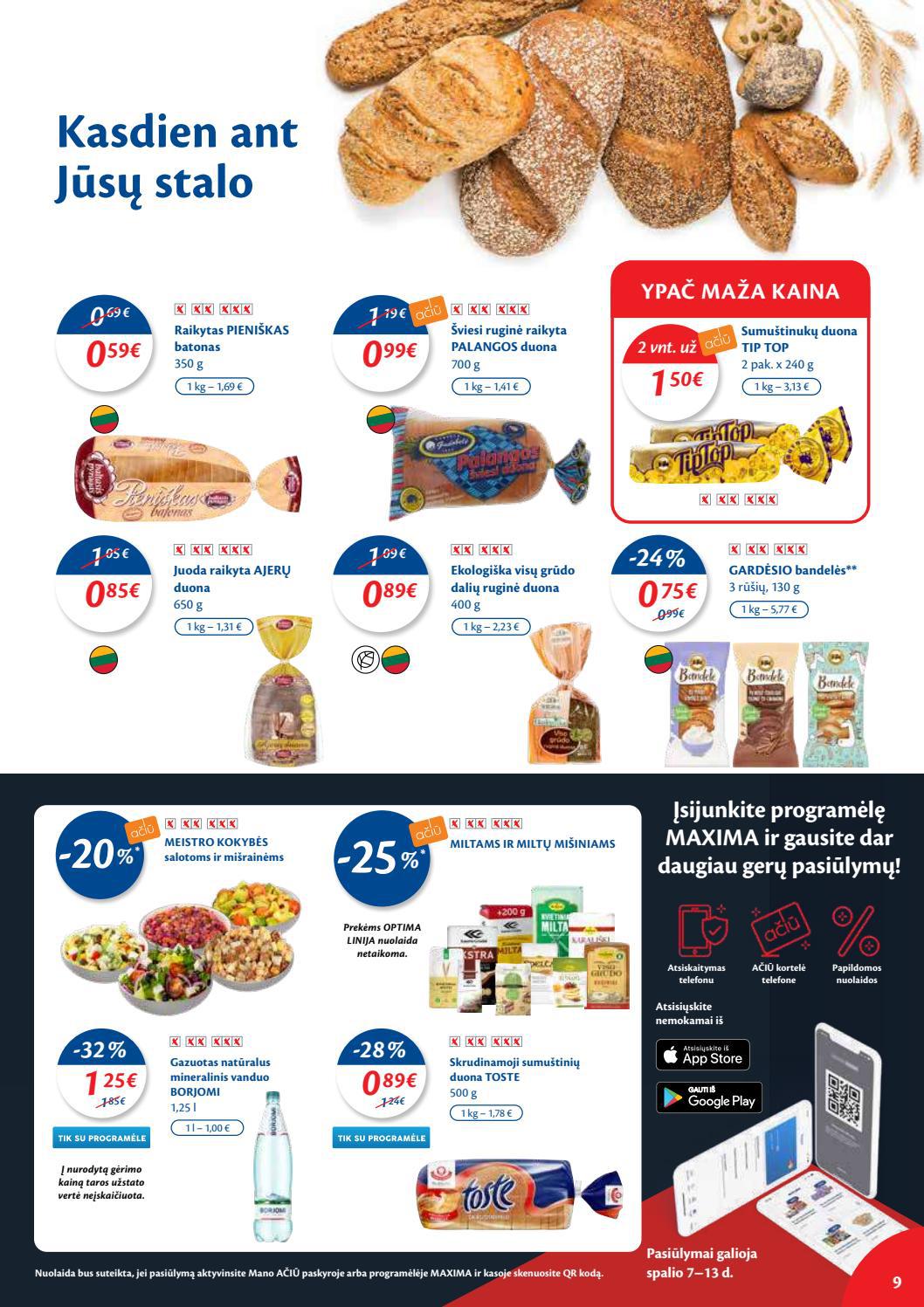 Maxima kaininis leidinys akcijos nuo 
  2021-10-05 iki 
  2021-10-11 | Leidinukas.lt puslapis 9