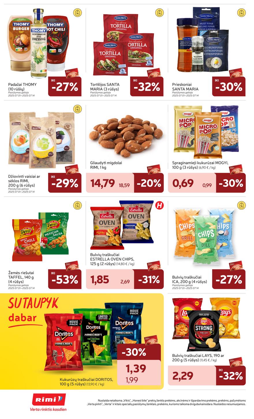 Rimi savaitinis leidinys  akcijos nuo 
  2025-07-08 iki 
  2025-07-14 | Leidinukas.lt puslapis 25