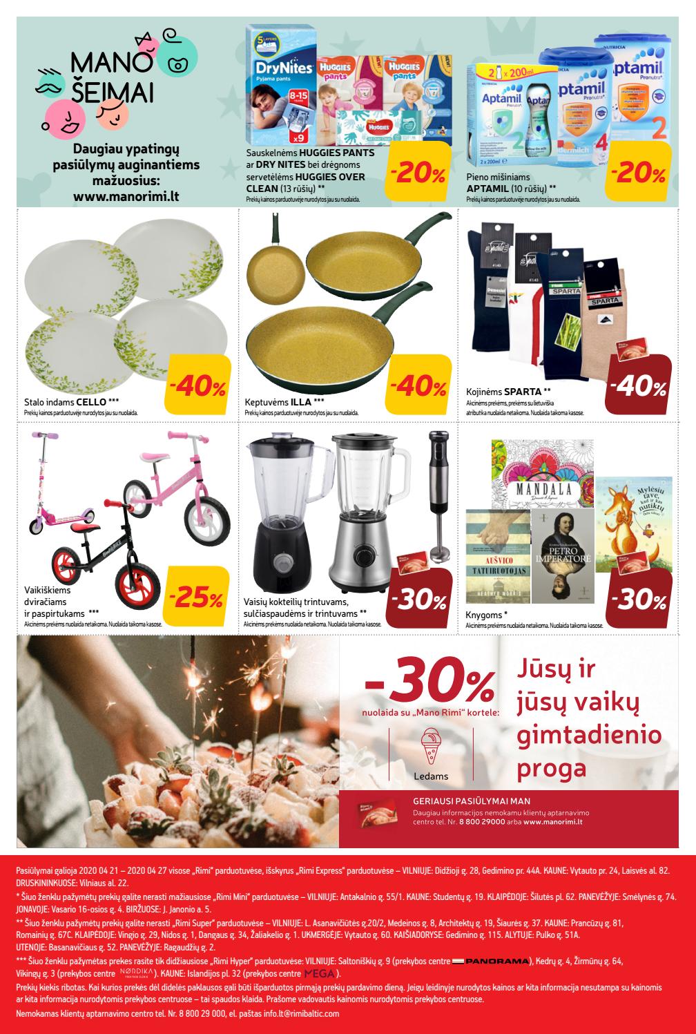 Rimi savaitinis leidinys akcijos nuo 
  2020-04-21 iki 
  2020-04-27 | Leidinukas.lt puslapis 16