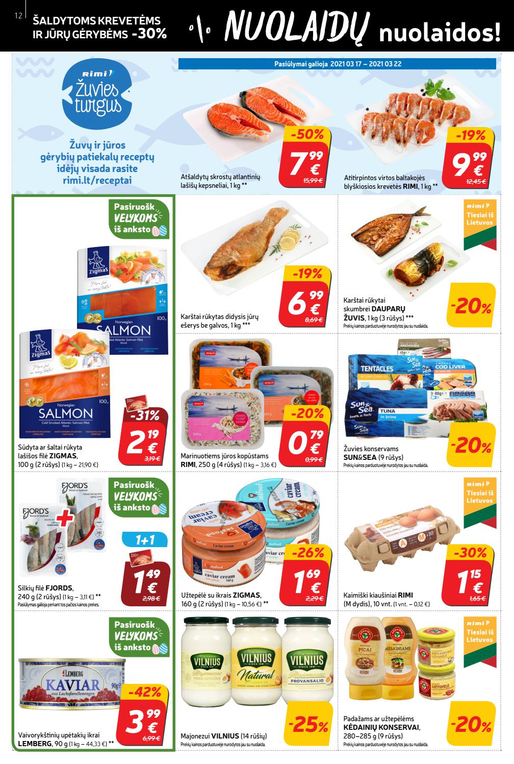 Rimi savaitinis leidinys akcijos nuo 
  2021-03-16 iki 
  2021-03-22 | Leidinukas.lt puslapis 12