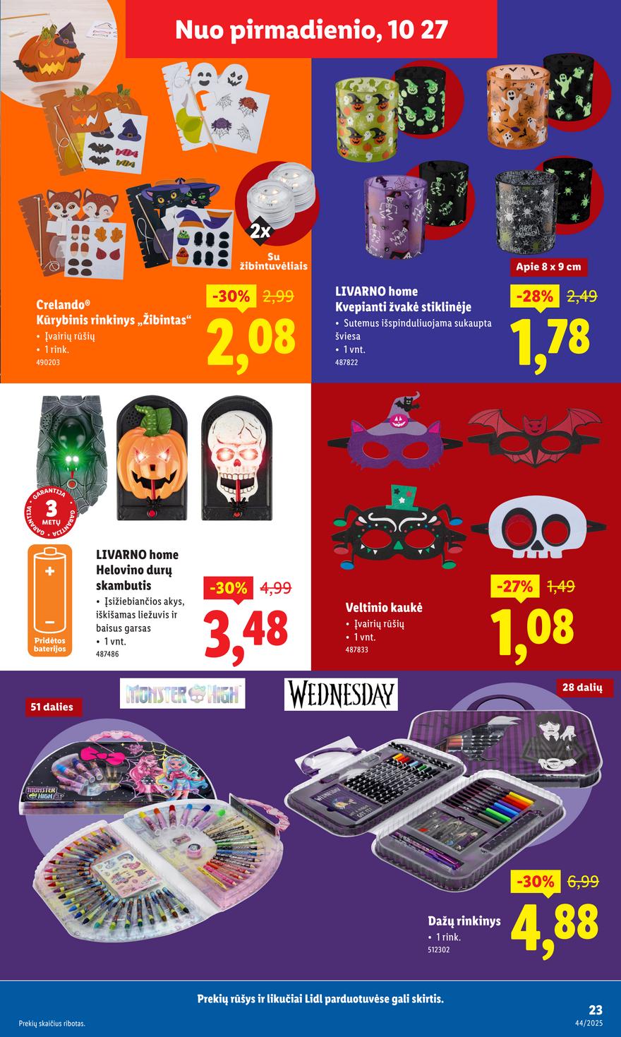 Lidl leidinys akcijos nuo 
  2025-10-27 iki 
  2025-11-02 | Leidinukas.lt puslapis 23