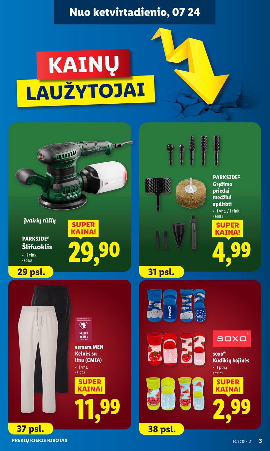 Lidl ne maisto leidinys akcijos nuo 
  2025-07-21 iki 
  2025-07-27 | Leidinukas.lt puslapis 3