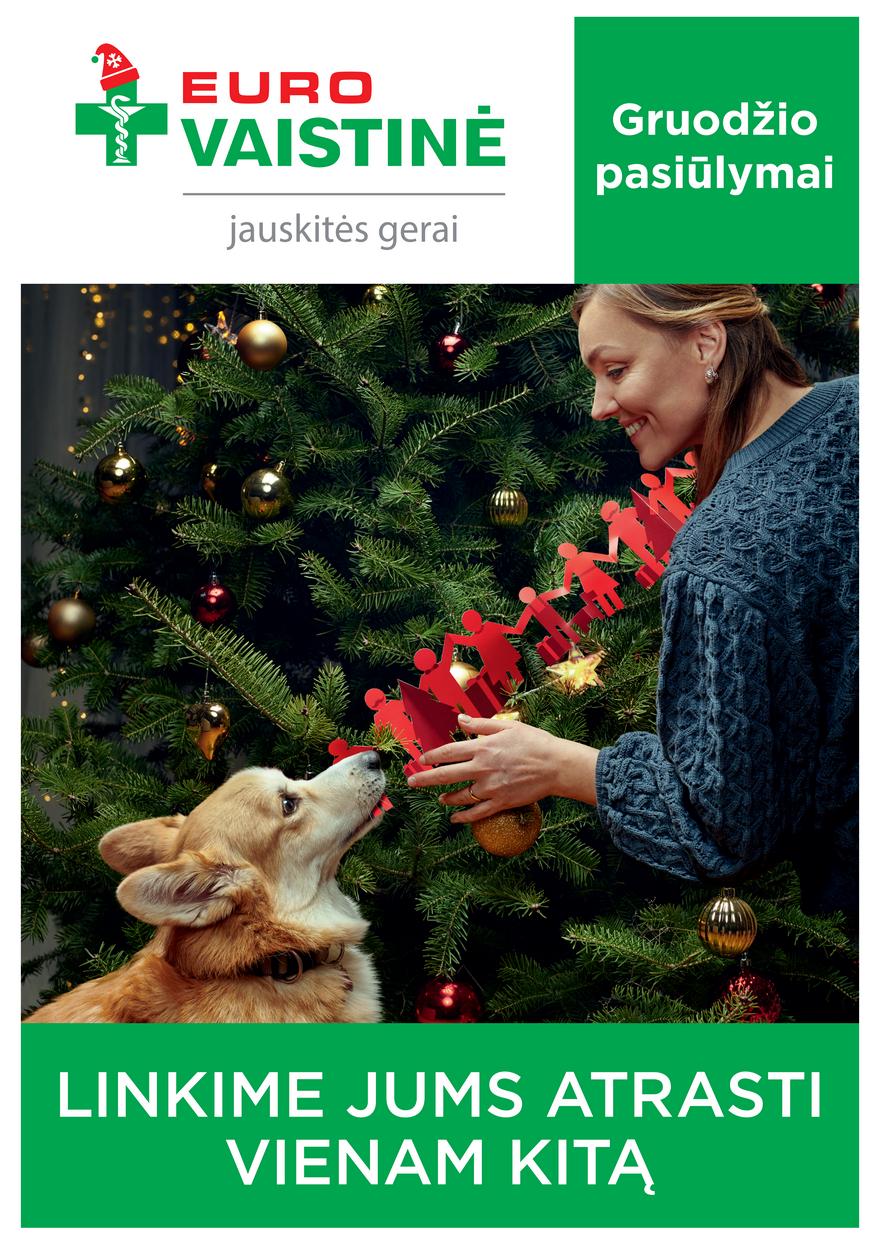 Euro vaistinė leidinys akcijos nuo 
  2021-12-01 iki 
  2022-01-03 | Leidinukas.lt puslapis 1