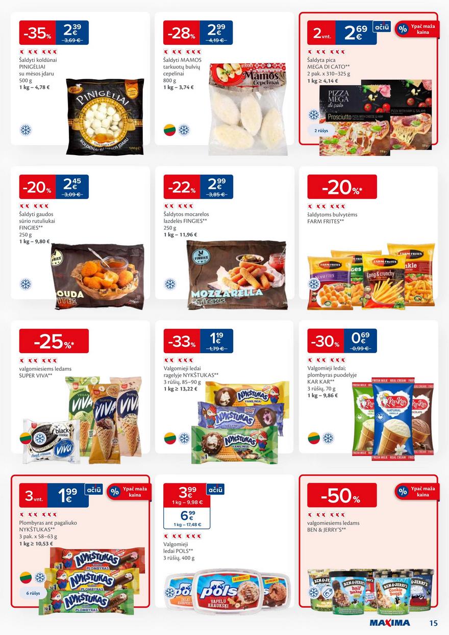 Maxima kaininis leidinys akcijos nuo 
  2023-12-27 iki 
  2024-01-02 | Leidinukas.lt puslapis 15