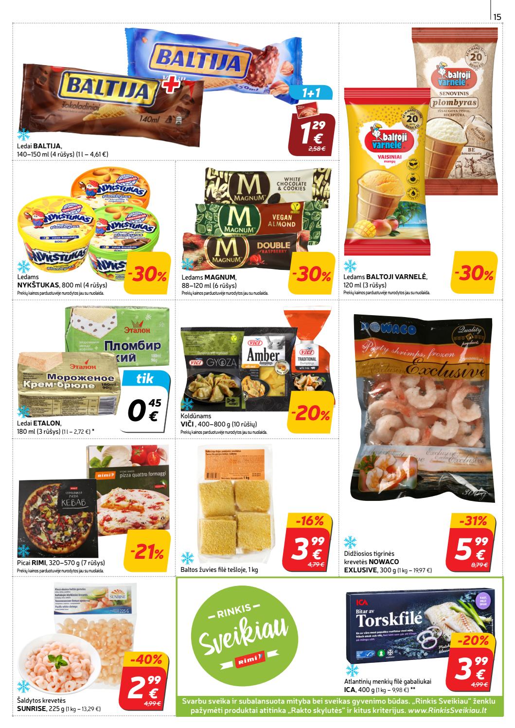Rimi savaitinis leidinys akcijos nuo 
  2019-06-18 iki 
  2019-06-24 | Leidinukas.lt puslapis 15