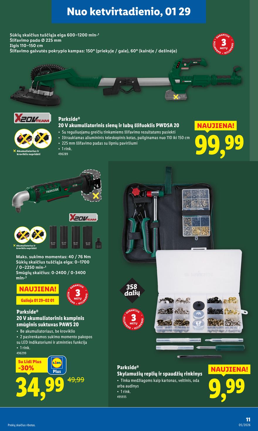 Lidl leidinys akcijos nuo 
  2026-01-26 iki 
  2026-02-01 | Leidinukas.lt puslapis 11