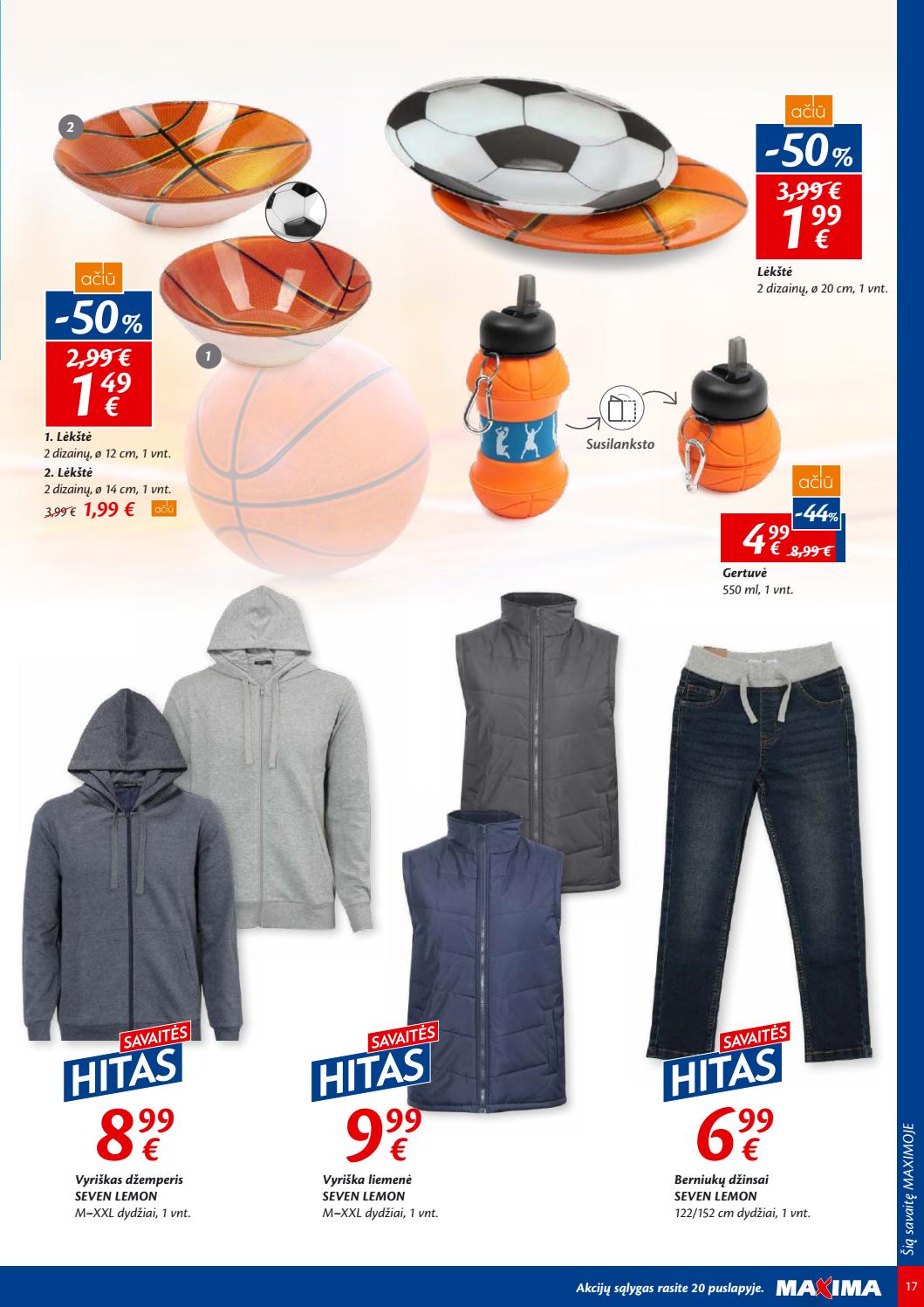 Maxima kaininis leidinys akcijos nuo 
  2019-09-03 iki 
  2019-09-09 | Leidinukas.lt puslapis 17