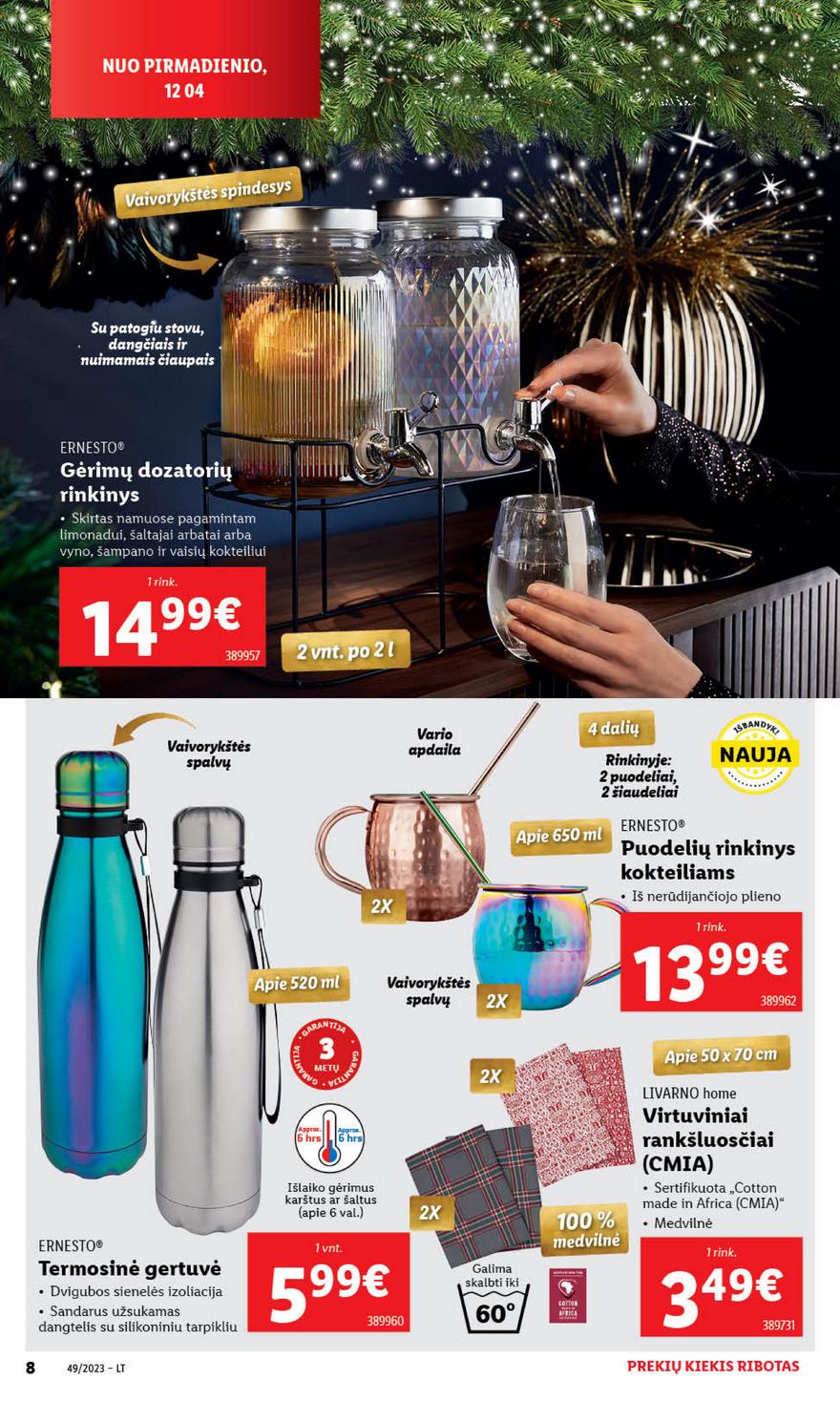 Lidl pasiūlymai akcijos nuo 
  2023-12-04 iki 
  2023-12-10 | Leidinukas.lt puslapis 10