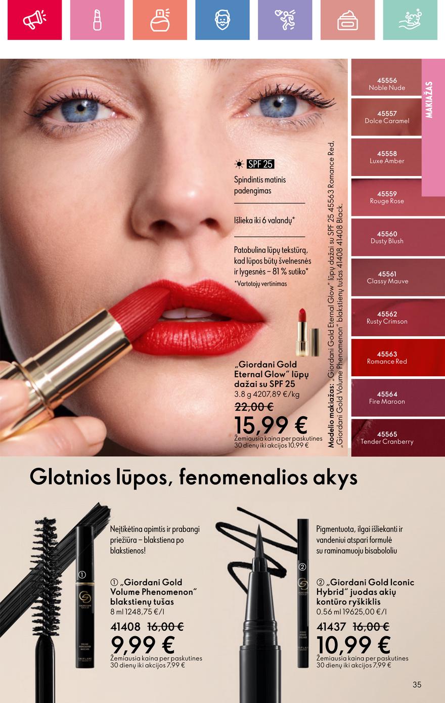 Oriflame katalogas akcijos nuo 
  2025-05-11 iki 
  2025-05-31 | Leidinukas.lt puslapis 35