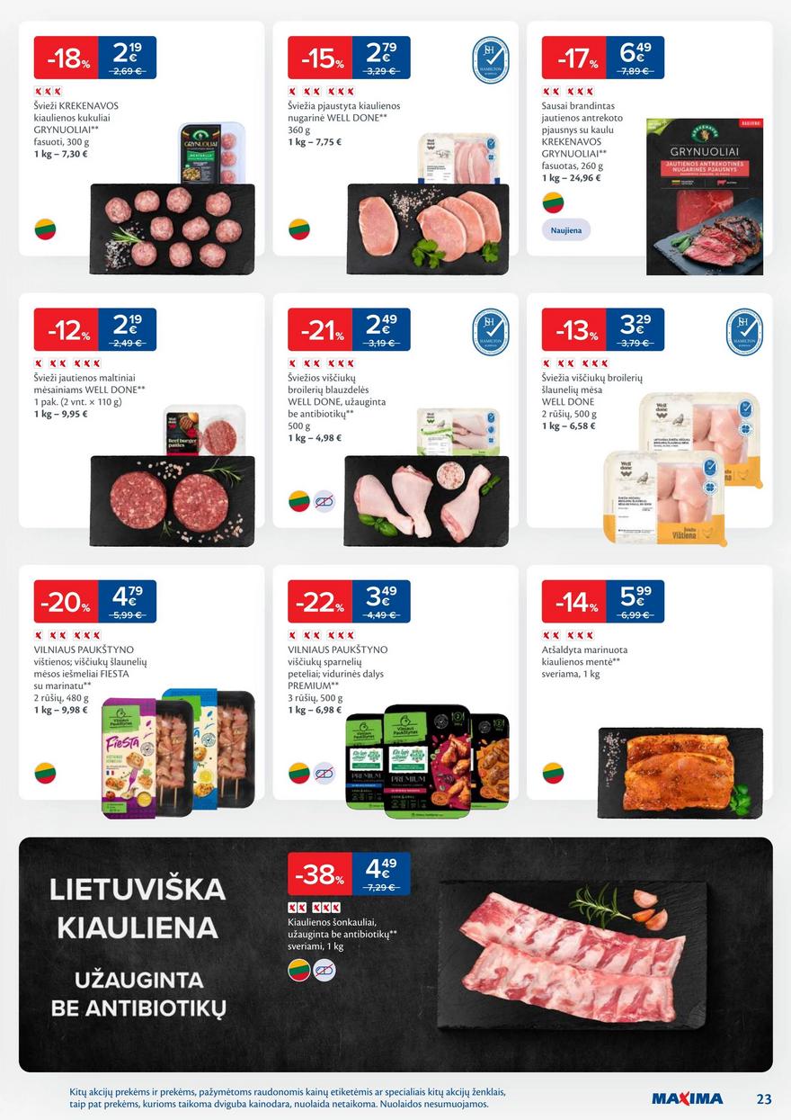 Maxima leidinukas akcijos nuo 
  2025-10-07 iki 
  2025-10-13 | Leidinukas.lt puslapis 23