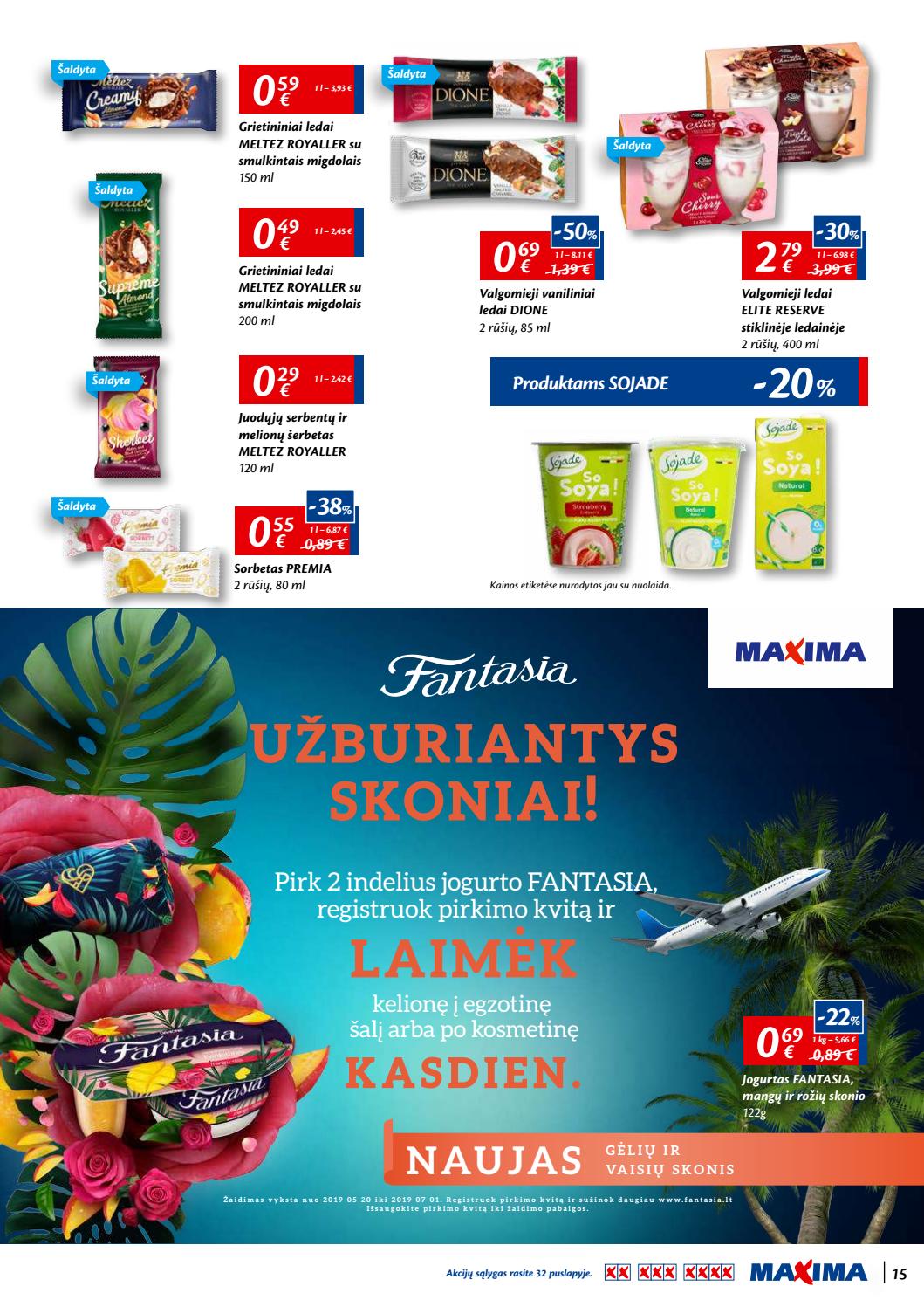 Maxima kaininis leidinys akcijos nuo 
  2019-06-20 iki 
  2019-07-03 | Leidinukas.lt puslapis 15