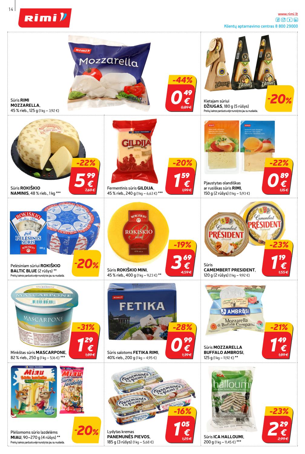 Rimi savaitinis leidinys akcijos nuo 
  2020-05-19 iki 
  2020-05-25 | Leidinukas.lt puslapis 14