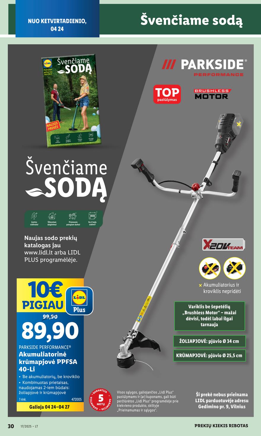 Lidl ne maisto leidinys akcijos nuo 
  2025-04-21 iki 
  2025-04-27 | Leidinukas.lt puslapis 30