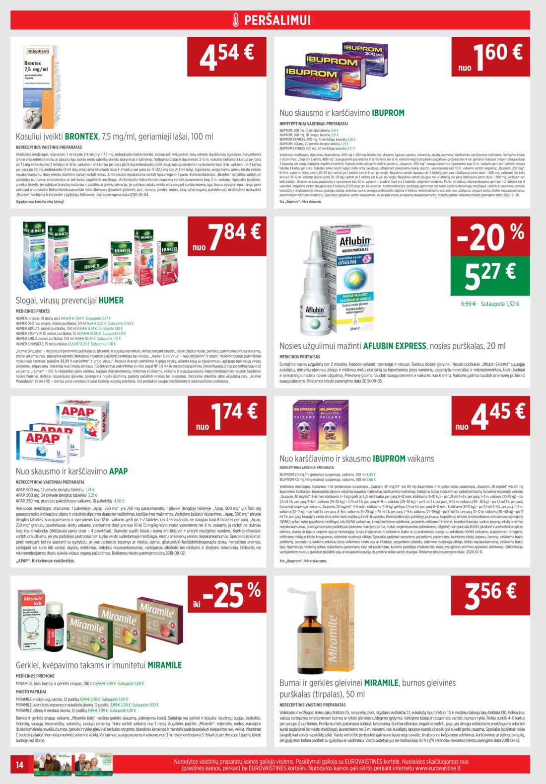Euro vaistinė leidinys akcijos nuo 
  2020-06-01 iki 
  2020-06-30 | Leidinukas.lt puslapis 14