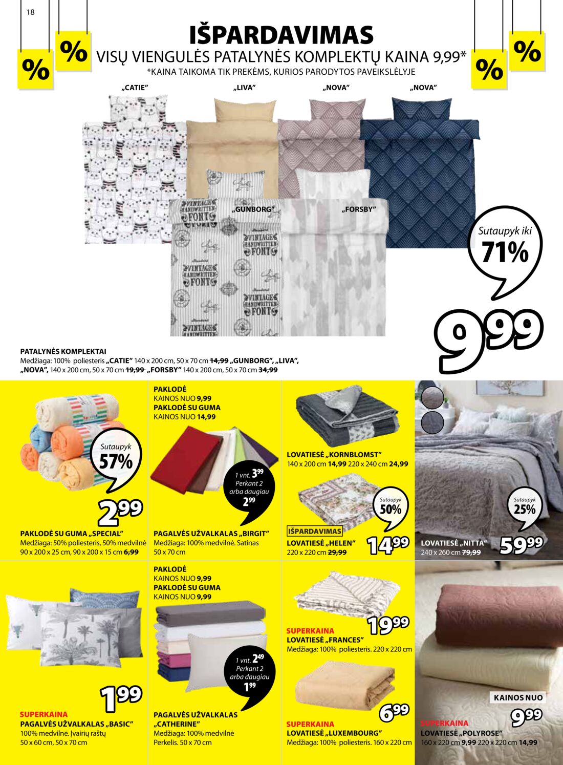 Jysk leidinys akcijos nuo 
  2019-07-23 iki 
  2019-08-05 | Leidinukas.lt puslapis 18