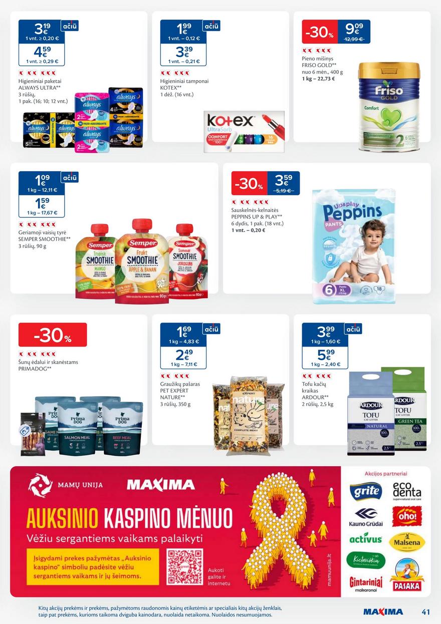 Maxima leidinys akcijos nuo
2025-09-09 iki
2025-09-15 | Leidinukas.lt puslapis 41