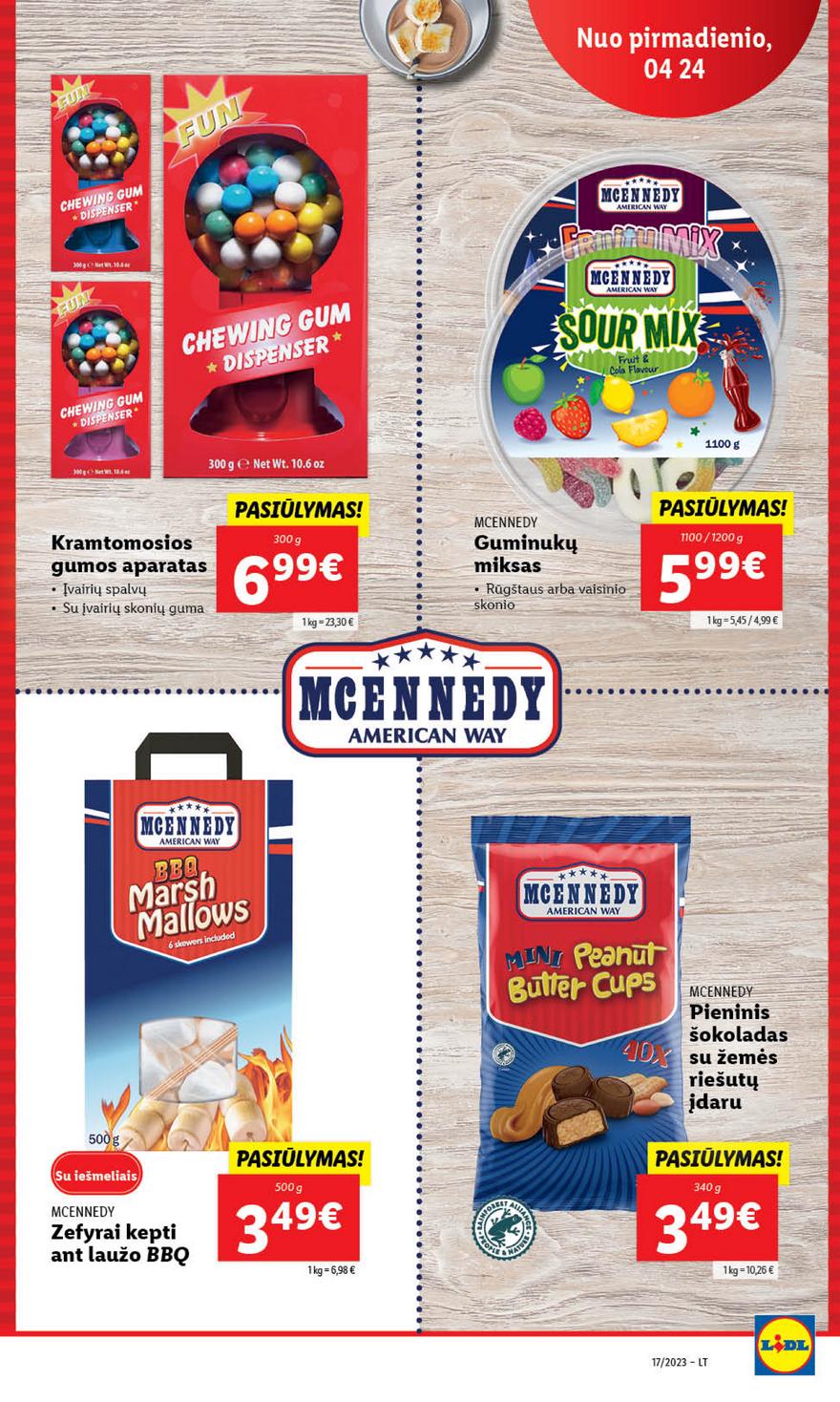 Lidl maisto prekių pasiūlymai akcijos nuo 
  2023-04-24 iki 
  2023-05-01 | Leidinukas.lt puslapis 33