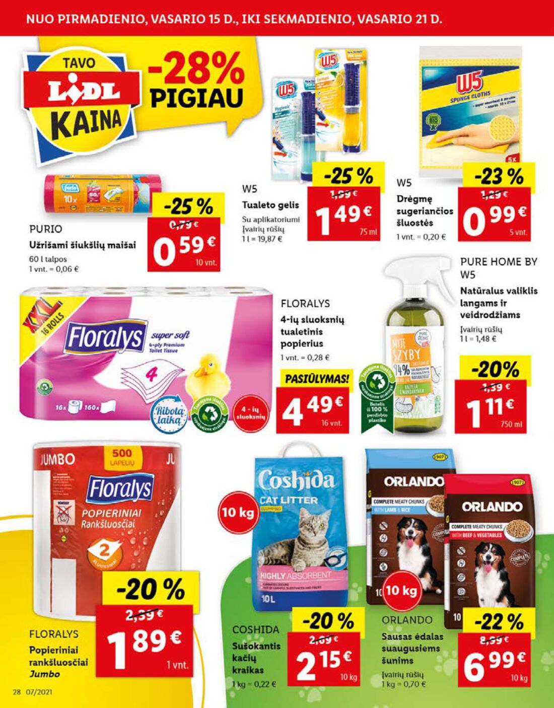 Lidl savaitinis leidinys akcijos nuo 
  2021-02-15 iki 
  2021-02-21 | Leidinukas.lt puslapis 28