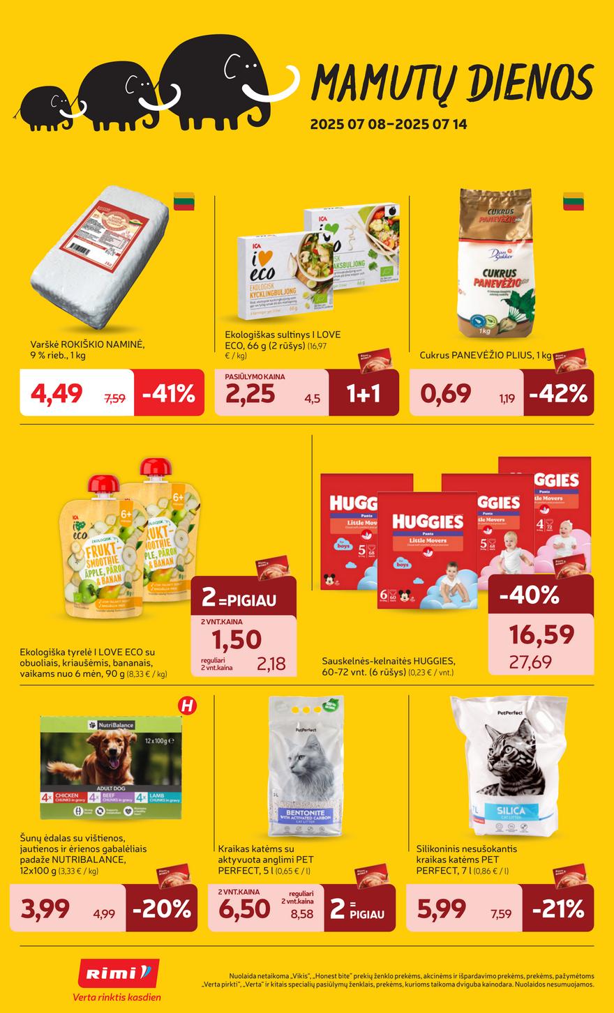 Rimi savaitinis leidinys  akcijos nuo 
  2025-07-08 iki 
  2025-07-14 | Leidinukas.lt puslapis 2