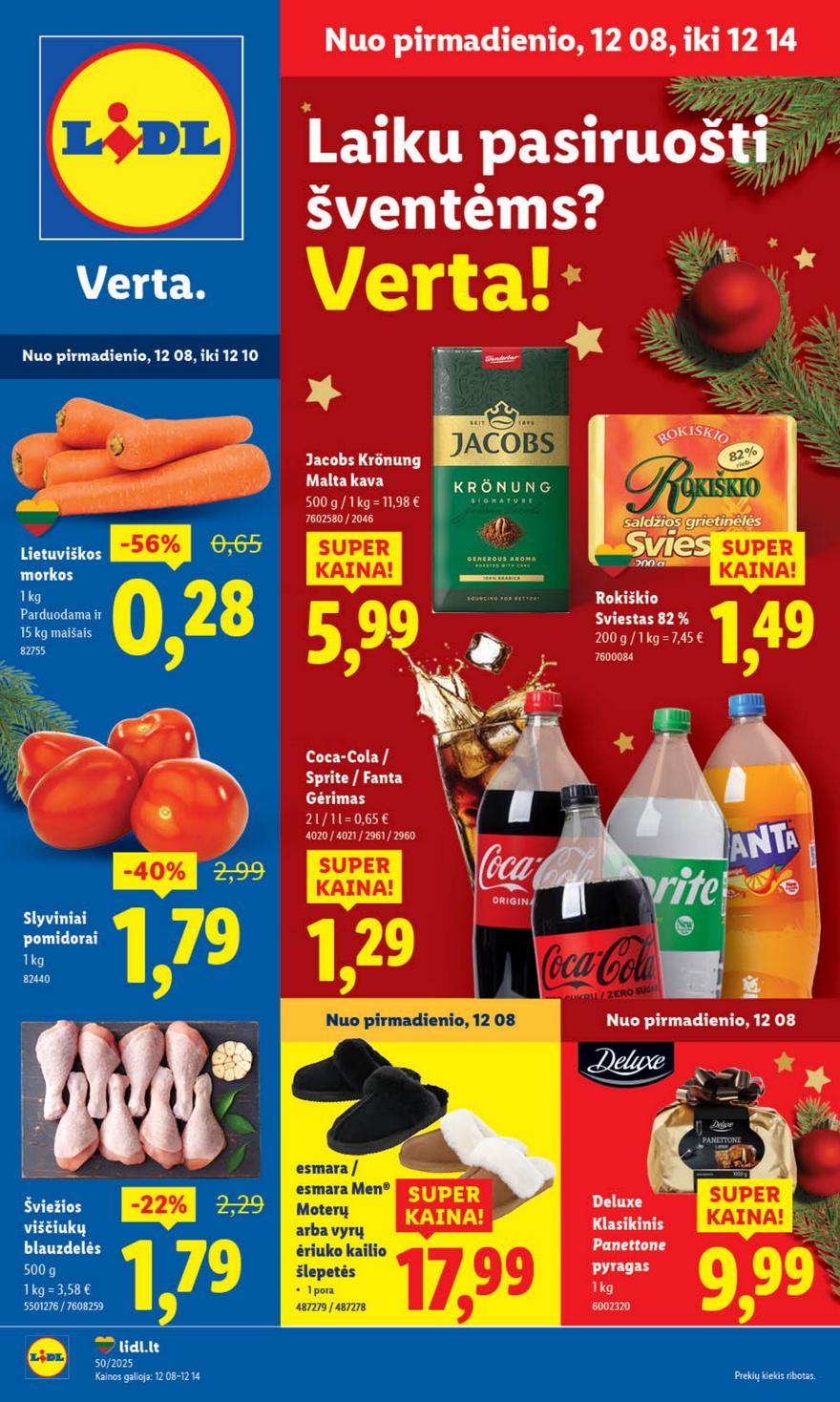 Lidl leidinys akcijos nuo 
  2025-12-08 iki 
  2025-12-14 | Leidinukas.lt puslapis 1
