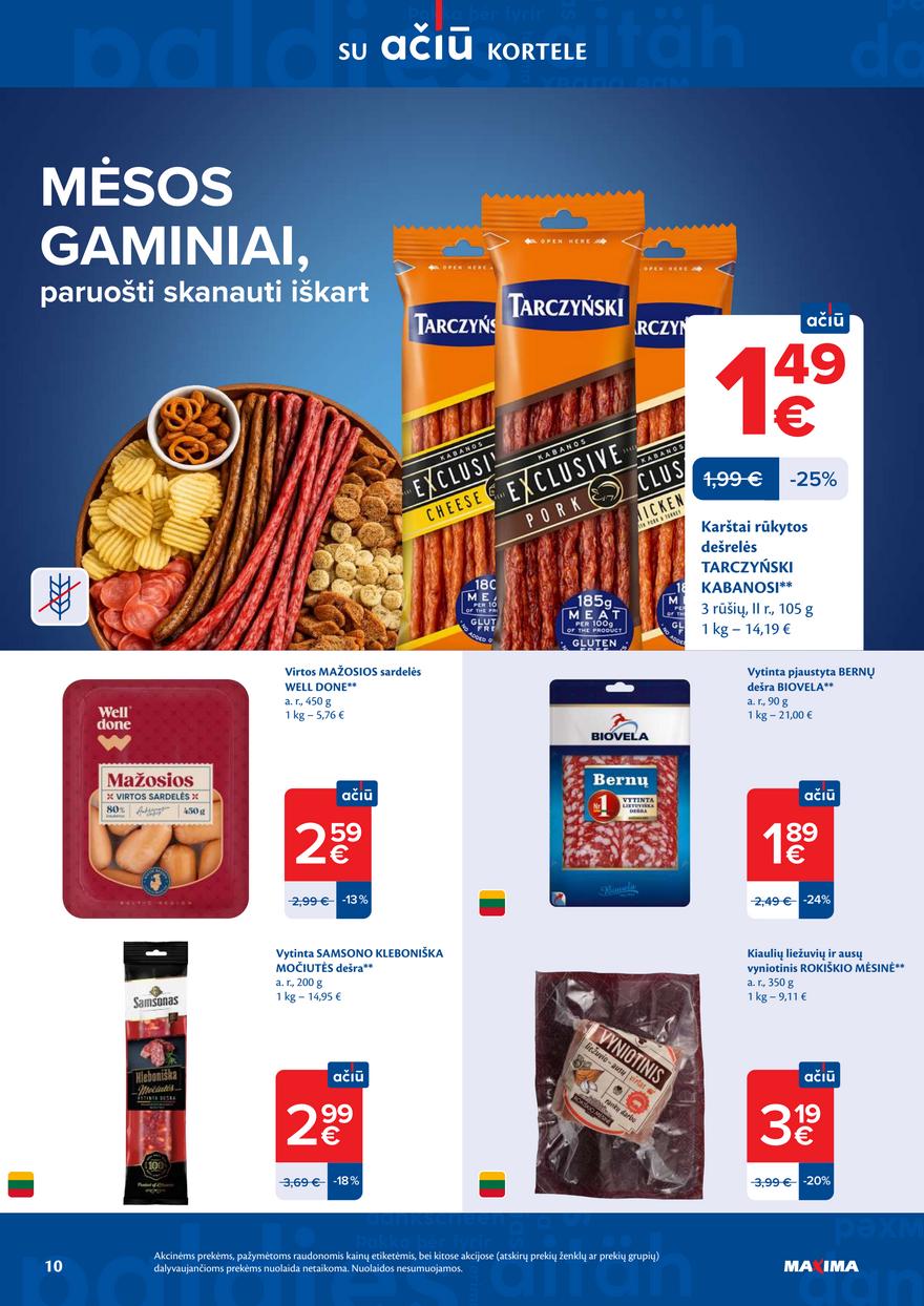 Maxima leidinys akcijos nuo 
  2026-04-14 iki 
  2026-04-20 | Leidinukas.lt puslapis 10
