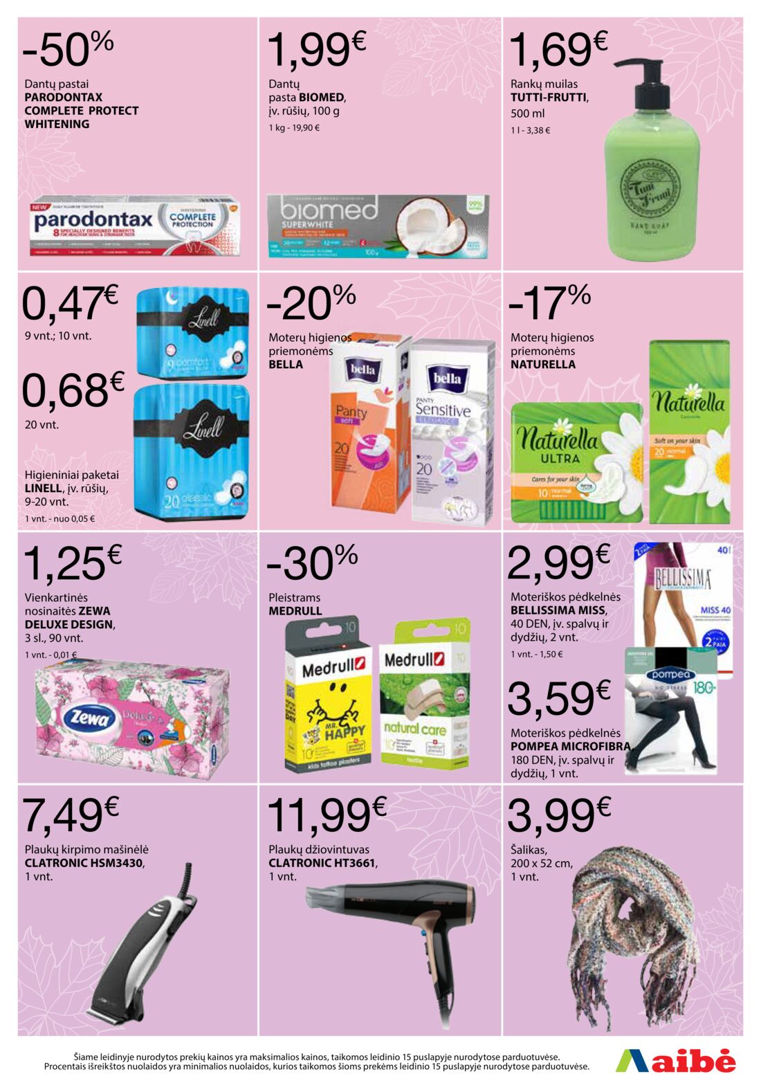 Aibė leidinys akcijos nuo 
  2019-10-03 iki 
  2019-10-15 | Leidinukas.lt puslapis 5