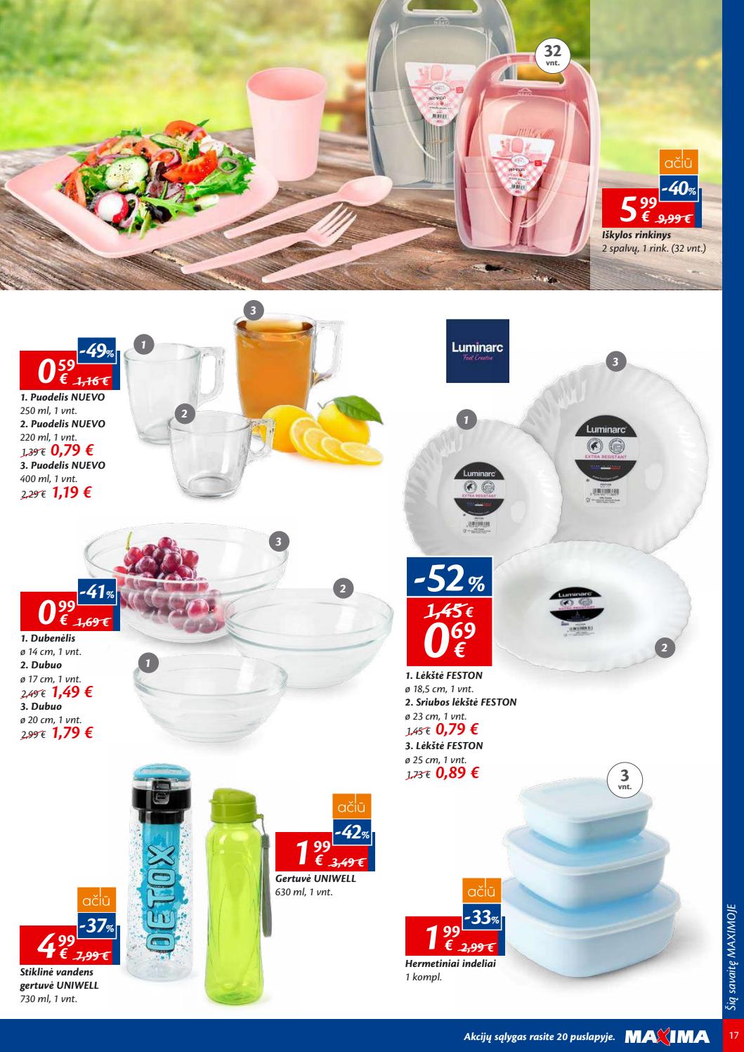 Maxima kaininis leidinys akcijos nuo 
  2019-07-30 iki 
  2019-08-05 | Leidinukas.lt puslapis 17