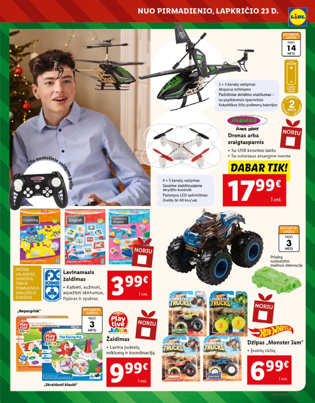Lidl savaitinis leidinys akcijos nuo 
  2020-11-23 iki 
  2020-11-29 | Leidinukas.lt puslapis 37