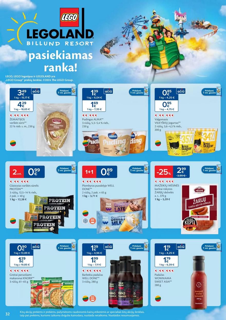 Maxima savaitinis leidinys 40 akcijos nuo 
  2024-10-01 iki 
  2024-10-07 | Leidinukas.lt puslapis 32